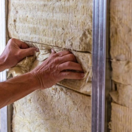 Interior repair, construction and renovation. Metal profiles and fasteners, stone wool insulation.